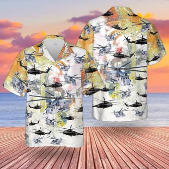 Us Navy Hawaiian Shirt, Us Navy Sikorsky Super Stallion Hawaiian Shirt, Military Hawaiian Shirt | Newhawaiianshirts CA