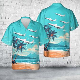 Us Navy Hawaiian Shirt, Us Navy Boeing Mercury (707-300) Hawaiian Shirt, Military Hawaiian Shirt | Newhawaiianshirts CA