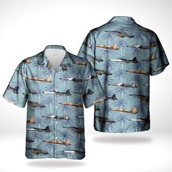 Us Navy Hawaiian Shirt, Us Navy Northrop Tiger Ii Hawaiian Shirt, Military Hawaiian Shirt | Newhawaiianshirts CA