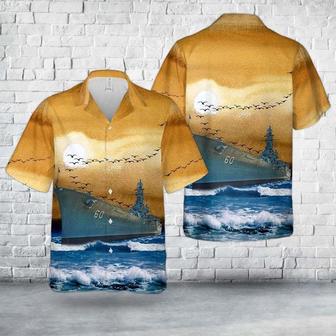 Us Navy Hawaiian Shirt, Us Navy Uss Alabama - Museum Ship Hawaiian Shirt, Military Hawaiian Shirt | Newhawaiianshirts DE