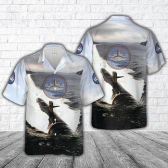 Us Navy Hawaiian Shirt, Us Navy Uss Augusta Attack Submarine Hawaiian Shirt, Military Hawaiian Shirt | Newhawaiianshirts CA