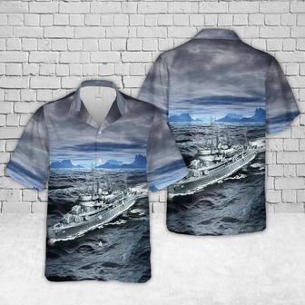 Us Navy Hawaiian Shirt, Us Navy Uss Absecon Hawaiian Shirt, Military Hawaiian Shirt | Newhawaiianshirts CA