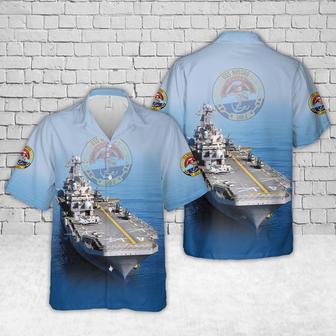 Us Navy Hawaiian Shirt, Us Navy Uss Nassau Tarawa-Class Amphibious Assault Ship Hawaiian Shirt | Newhawaiianshirts