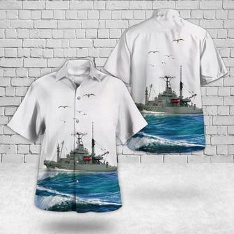 Us Navy Hawaiian Shirt, Us Navy Uss Grapple Safeguard-Class Rescue And Salvage Ship Hawaiian Shirt | Newhawaiianshirts DE