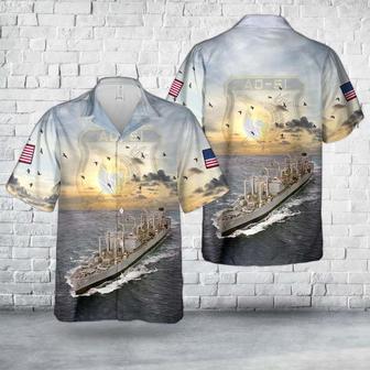 Us Navy Hawaiian Shirt, Us Navy Uss Ashtabula Hawaiian Shirt, Military Hawaiian Shirt | Newhawaiianshirts CA