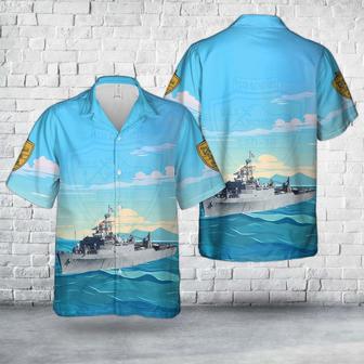 Us Navy Hawaiian Shirt, Us Navy Uss Anchorage Hawaiian Shirt, Military Hawaiian Shirt | Newhawaiianshirts CA