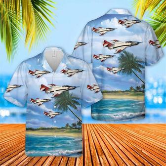 Us Navy Hawaiian Shirt, Us Navy Grumman Cougar Hawaiian Shirt, Military Hawaiian Shirt | Newhawaiianshirts CA