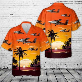 Us Navy Hawaiian Shirt, Us Navy De Havilland Canada Twin Otter Hawaiian Shirt, Military Hawaiian Shirt | Newhawaiianshirts CA