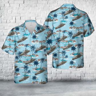 Us Navy Hawaiian Shirt, Us Navy Uss Massey Hawaiian Shirt, Military Hawaiian Shirt | Newhawaiianshirts CA