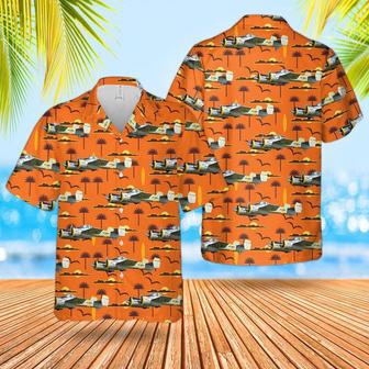 Us Navy Hawaiian Shirt, Us Navy Grumman Skyrocket Hawaiian Shirt, Military Hawaiian Shirt | Newhawaiianshirts CA