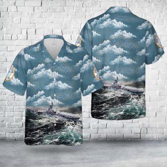 Us Navy Hawaiian Shirt, Us Navy Uss Lexington Hawaiian Shirt, Military Hawaiian Shirt | Newhawaiianshirts CA