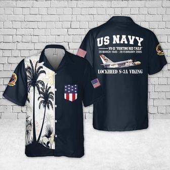 Us Navy Hawaiian Shirt, Us Navy Lockheed Viking Fighting Red Tails Pocket Hawaiian Shirt, Military Hawaiian Shirt | Newhawaiianshirts CA