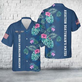 Us Navy Hawaiian Shirt, Us Navy Aviation Boatswain's Mates Hawaiian Shirt, Military Hawaiian Shirt | Newhawaiianshirts CA