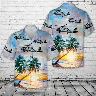 Us Navy Hawaiian Shirt, Us Navy Sikorsky Seahawk Hawaiian Shirt, Military Hawaiian Shirt | Newhawaiianshirts CA