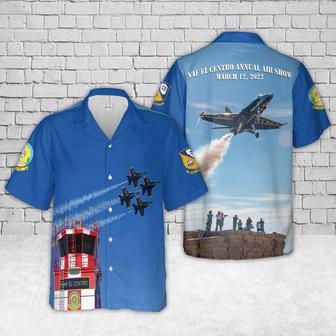 Us Navy Hawaiian Shirt, Us Navy Blue Angels Naf El Centro Annual Air Show Hawaiian Shirt, Military Hawaiian Shirt | Newhawaiianshirts AU