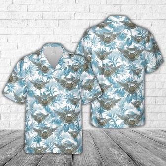 Us Navy Hawaiian Shirt, Us Navy Naval Combat Air Crew Wings With Threee Stars Hawaiian Shirt, Military Hawaiian Shirt | Newhawaiianshirts DE