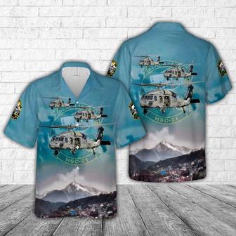 Us Navy Hawaiian Shirt, Us Navy Helicopter Sea Combat Squadron 21 Blackjacks Hawaiian Shirt, Military Hawaiian Shirt | Newhawaiianshirts CA