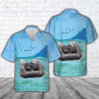 Us Navy Hawaiian Shirt, Us Navy A Landing Craft Air Cushion (Lcac) Hawaiian Shirt | Newhawaiianshirts UK