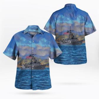 Us Navy Hawaiian Shirt, Us Navy, Uss Taylor Hawaiian Shirt, Military Hawaiian Shirt | Newhawaiianshirts CA