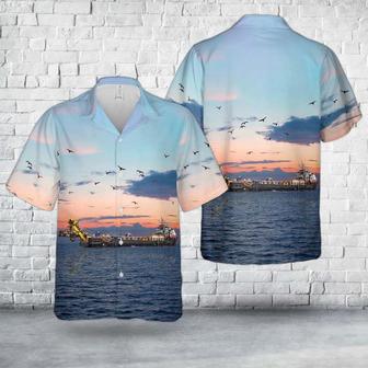 Us Navy Hawaiian Shirt, Us Navy Submarine Rescue Diving Recompression System (Srdrs) Hawaiian Shirt | Newhawaiianshirts CA