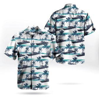 Us Navy Hawaiian Shirt, Us Navy Uss Gridley Destroyer Hawaiian Shirt, Military Hawaiian Shirt | Newhawaiianshirts CA