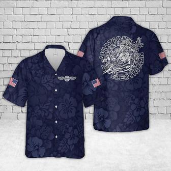 Us Navy Hawaiian Shirt, Us Navy Ae Hawaiian Shirt, Military Hawaiian Shirt | Newhawaiianshirts CA