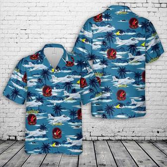 Us Navy Hawaiian Shirt, Us Navy Firebirds 1992 Intruder Hawaiian Shirt, Military Hawaiian Shirt | Newhawaiianshirts DE