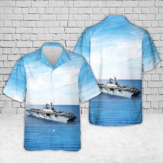 Us Navy Hawaiian Shirt, Us Navy Uss Kearsarge Hawaiian Shirt, Military Hawaiian Shirt | Newhawaiianshirts