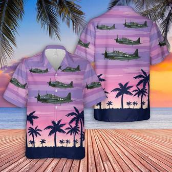 Us Navy Hawaiian Shirt, Us Navy Douglas Sbd Dauntless Of World War 2 Hawaiian Shirt, Military Hawaiian Shirt | Newhawaiianshirts CA