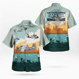 Us Navy Hawaiian Shirt, Us Navy Grumman Trader Of Foo Dogs Hawaiian Shirt, Military Hawaiian Shirt | Newhawaiianshirts CA