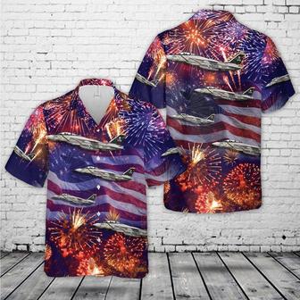 Us Navy Hawaiian Shirt, Us Navy Tomcat Of ''Jolly Rogers'', Of July Hawaiian Shirt, Military Hawaiian Shirt | Newhawaiianshirts CA