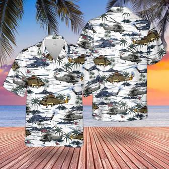 Us Navy Hawaiian Shirt, Us Navy Kaman Seasprite Hawaiian Shirt, Military Hawaiian Shirt | Newhawaiianshirts CA