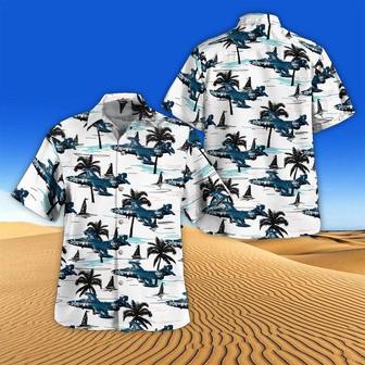 Us Navy Hawaiian Shirt, Us Navy Grumman Panther Hawaiian Shirt, Military Hawaiian Shirt | Newhawaiianshirts CA