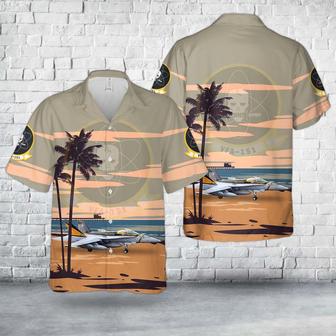 Us Navy Hawaiian Shirt, Us Navy Mcdonnell Douglas Hornet Of Strike Fighter Squadron 151 Vigilantes Hawaiian Shirt | Newhawaiianshirts CA