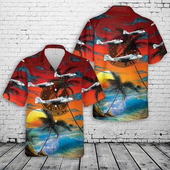 Us Navy Hawaiian Shirt, Us Navy Thunderbolts Intruder Hawaiian Shirt, Military Hawaiian Shirt | Newhawaiianshirts CA