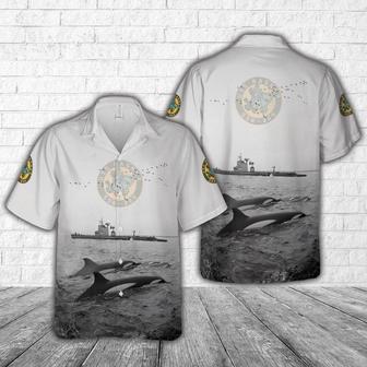 Us Navy Hawaiian Shirt, Us Navy Uss Rasher Gato-Class Submarine In Wwii Hawaiian Shirt | Newhawaiianshirts