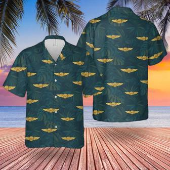 Us Navy Hawaiian Shirt, Us Navy Naval Aircrew Wings Hawaiian Shirt, Military Hawaiian Shirt | Newhawaiianshirts CA