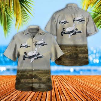 Us Navy Hawaiian Shirt, Us Navy Northrop Grumman Hawkeye Of Airborne Command & Control Squadron 116 Kings Hawaiian Shirt | Newhawaiianshirts UK