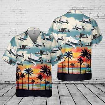 Us Navy Hawaiian Shirt, Us Navy Northrop Grumman Hawkeye Pocket Hawaiian Shirt, Military Hawaiian Shirt | Newhawaiianshirts CA