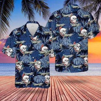 Us Navy Hawaiian Shirt, Us Navy Skyhawk Of Hawaiian Shirt, Military Hawaiian Shirt | Newhawaiianshirts CA