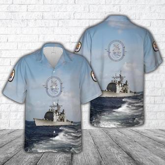 Us Navy Hawaiian Shirt, Us Navy Uss Thomas S. Gates Ticonderoga-Class Cruiser Hawaiian Shirt | Newhawaiianshirts AU