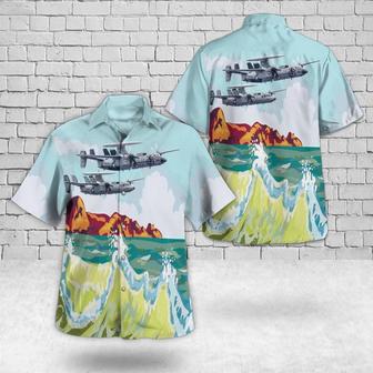 Us Navy Hawaiian Shirt, Us Navy Northrop Grumman Hawkeye Of Airborne Command & Control Squadron 113 Black Eagles Hawaiian Shirt | Newhawaiianshirts DE