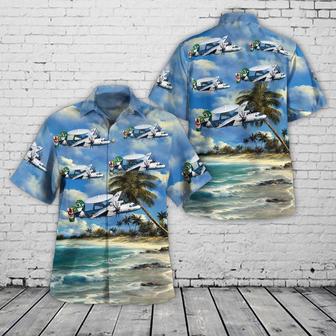 Us Navy Hawaiian Shirt, Us Navy Northrop Grumman Hawkeye Of Carrier Airborne Early Warning Squadron 115 Liberty Bells Hawaiian Shirt | Newhawaiianshirts AU