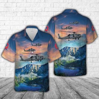 Us Navy Hawaiian Shirt, Us Navy Helicopter Maritime Strike Squadron 'Magicians' Seahawk Hawaiian Shirt | Newhawaiianshirts