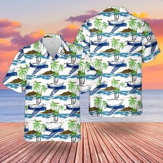 Us Navy Hawaiian Shirt, Us Navy Grumman Avenger Of Hawaiian Shirt, Military Hawaiian Shirt | Newhawaiianshirts CA