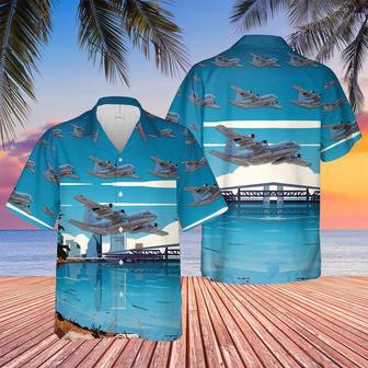 Us Navy Hawaiian Shirt, Us Navy Lockheed Hercules Of Nomads Hawaiian Shirt, Military Hawaiian Shirt | Newhawaiianshirts CA