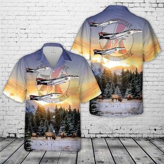 Us Navy Hawaiian Shirt, Us Navy Mcdonnell Phantom Ii (Buno 151491) Of Fighter Squadron ''Chargers'' Hawaiian Shirt | Newhawaiianshirts CA