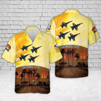 Us Navy Hawaiian Shirt, Us Navy Blue Angels Tampa Bay Airfest Hawaiian Shirt, Military Hawaiian Shirt | Newhawaiianshirts CA