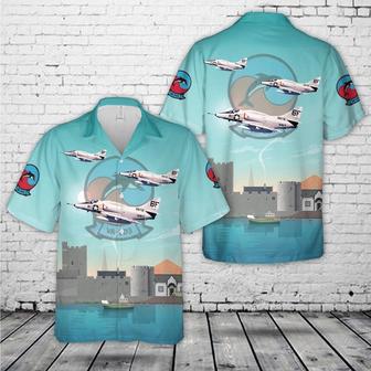 Us Navy Hawaiian Shirt, Us Navy Skyhawk Of Attack Squadron 203 Blue Dolphins Hawaiian Shirt, Military Hawaiian Shirt | Newhawaiianshirts