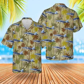 Us Navy Hawaiian Shirt, Us Navy Boeing Growler Of Vikings Hawaiian Shirt, Military Hawaiian Shirt | Newhawaiianshirts CA